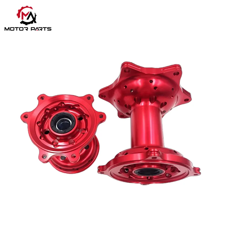 혼다 CRF250R CRF450R용 CNC 알루미늄 전방 및 후방 휠 허브 세트